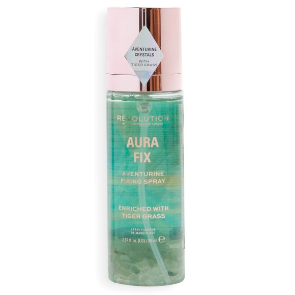 $6❤️‍🔥 LAST 1! Makeup Revolution Crystal Aura Fix Makeup Fixing Spray Aventurin - Picture 1 of 4